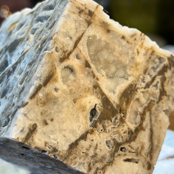 🎄SALE🎄Sphalerite Crystal Cube With Druzy! - Picture 5 of 11